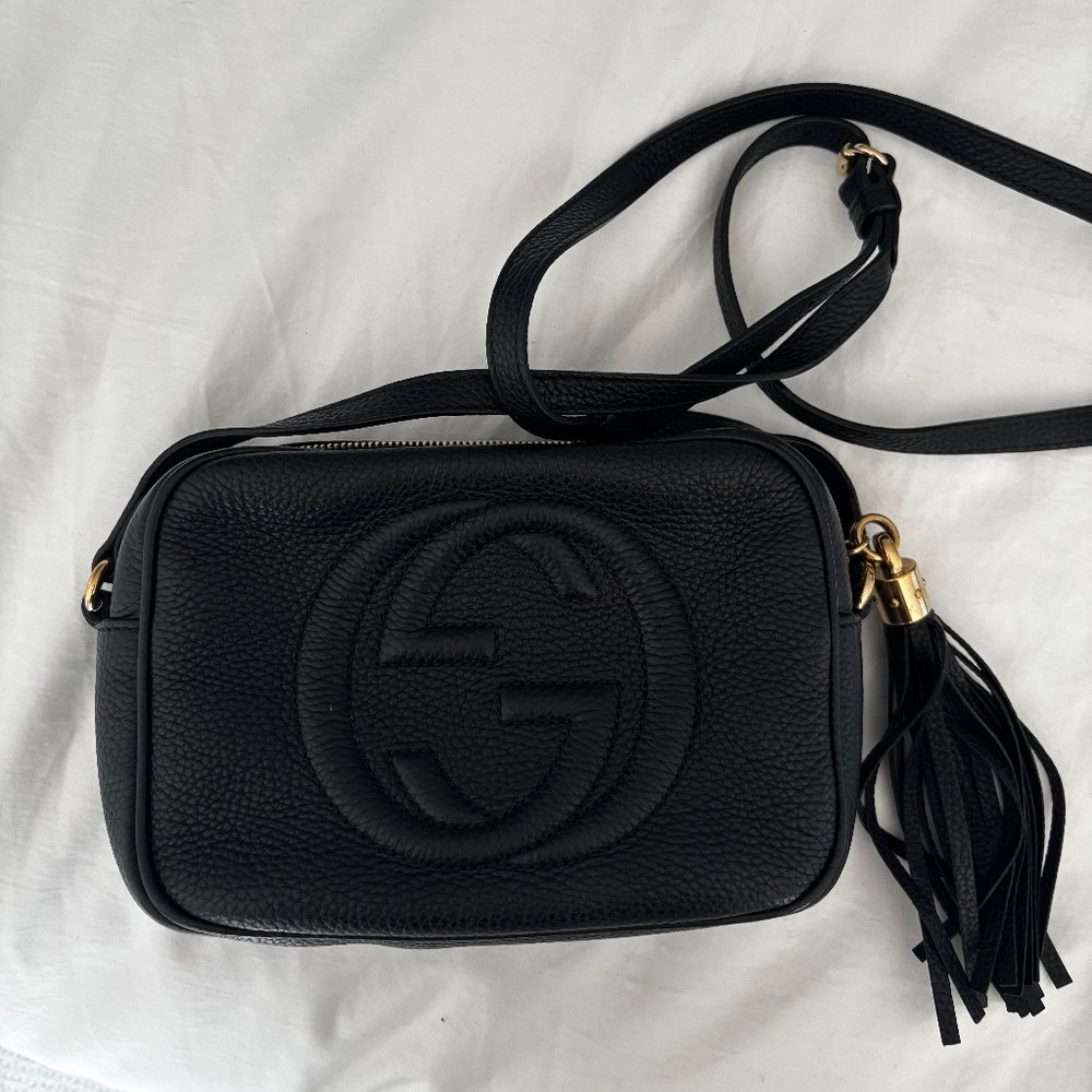 Gucci Interlocking G Disco Bag Black